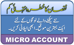Micro Real Account, this is very best account type for beginner in forex, very less risk of loss, help to learn forex trading